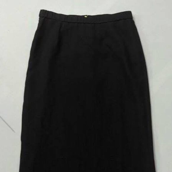 Black High Waisted Long Maxi Skirt - Picture 2 of 3